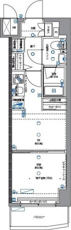 パティーナ武蔵関の物件間取画像